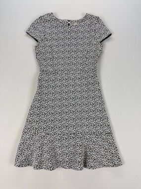 Michael Kors Ditsy Floral Ruffled Hem Fit and Flare Dress